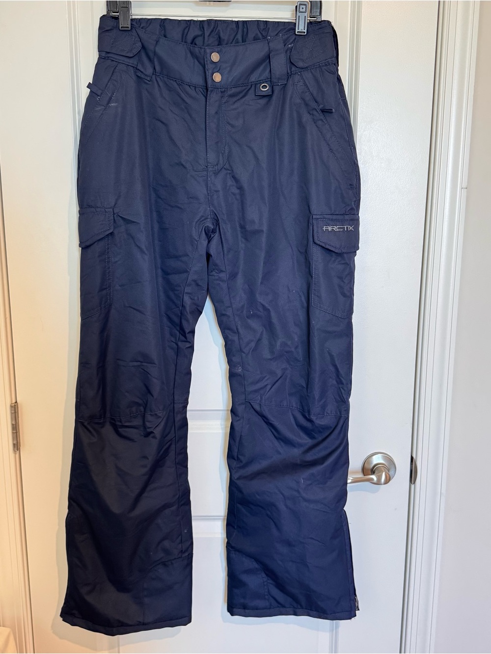 Arctix Women Blue Insulated Snow Pants Ski Snowboard Size Large Waterproof EUC